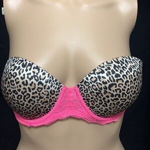pink Victoria’s Secret multi way push up bra